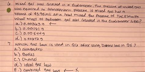 Solved Le mixed gas was collected in a Eudiometer. The | Chegg.com