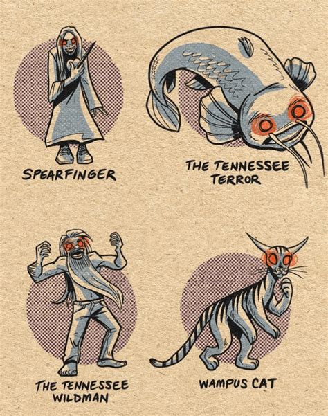 Tennessee Cryptids Artist: Monica Comics [Monica Gallagher] : r/cryptid ...