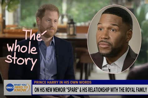 Prince Harry Sits Down With GMA's Michael Strahan For EPIC Interview Ahead Of Memoir Release ...