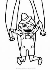 Marionette Coloring Pages sketch template