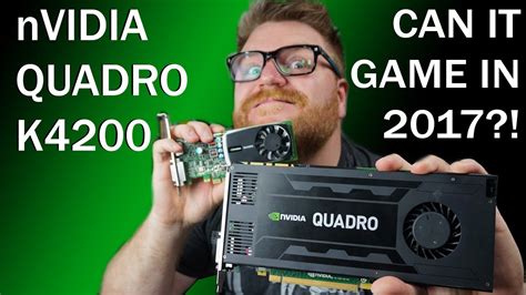 nVidia Quadro K4200 Review - Can It Game?! - YouTube