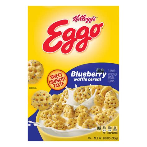 Save on Kellogg's Eggo Breakfast Waffle Cereal Blueberry Order Online ...