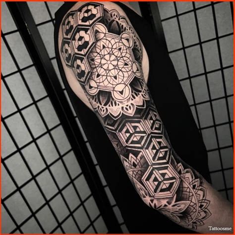 Discover 88+ tessellation geometric tattoo sleeve super hot - in.coedo.com.vn