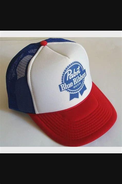 Retro PBR Trucker HAT Beer Cap Snapback Mesh Baseball Funny ...