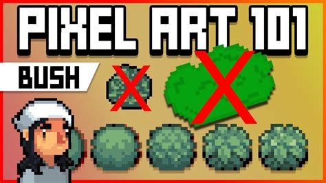 16 Bit Pixel Art Tree / Learn pixelart fast with limits (pixelart tutorial for beginners).