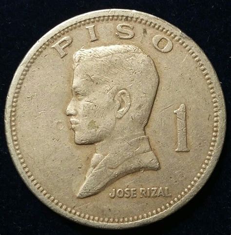 Jose Rizal -1 piso coin | Coins, Jose rizal, Rizal