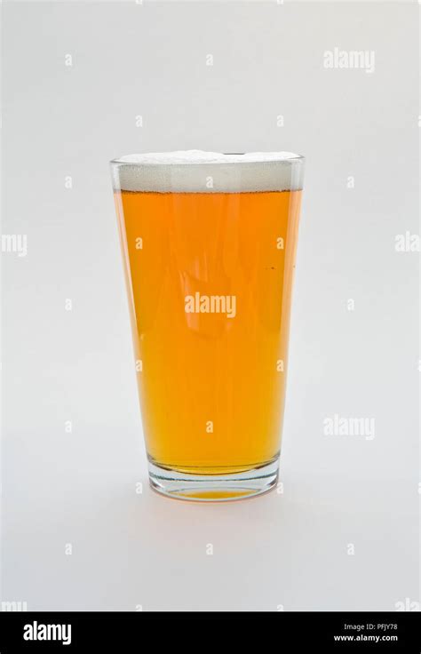 Glass of pale ale Stock Photo - Alamy