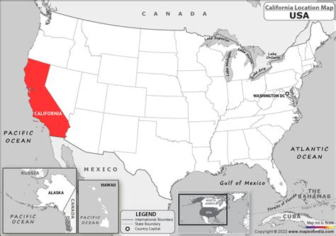 California On The United States Map - Cyndie Consolata