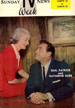 Gail Patrick Jackson and Raymond Burr- March 16, 1958