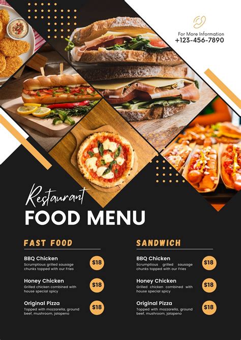 Restaurant Advertisement Templates