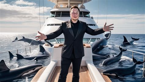 Elon Musk on Luxury Yacht with Whales | Stable Diffusion Online