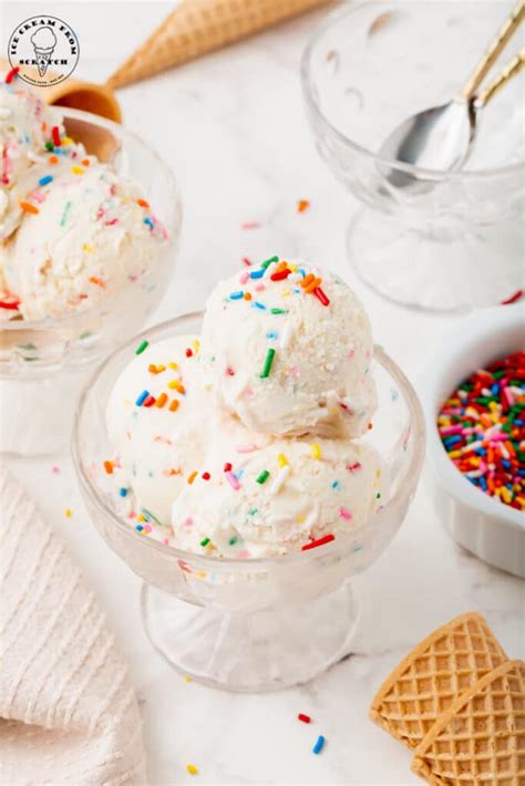 Easy Sprinkles Ice Cream Recipe - Ice Cream From Scratch