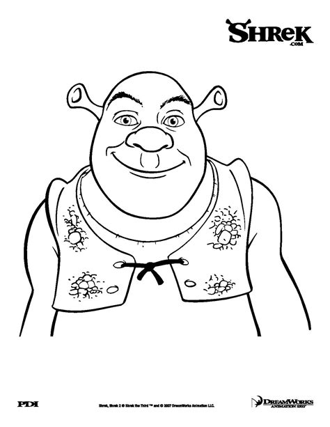 Coloring Pages Shrek