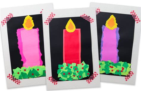 Easy Christmas Candle Craft for Kids (Great for Advent Too!)