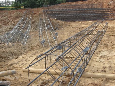 Morris-Shea reinforcing steel cages - DeWaal PIle System & CFA pile