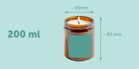 Candle Label Size Guide for the Most Popular Candle Containers | Avery