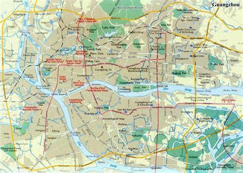 Large Guangzhou Maps for Free Download and Print | High-Resolution and ...