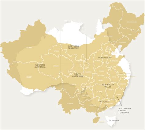 Exploring The Map Of China And Australia In 2023 - Map of Counties in ...