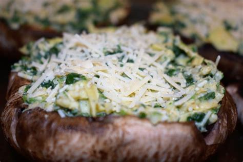 Spinach and Artichoke Stuffed Portabella Mushroom Caps | Recipe ...