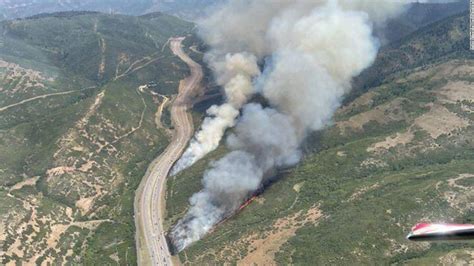 Forest fires in Utah and California are forcing the evacuation of thousands of residents ...