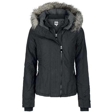 Bench Winter Jacket, Women "Kidder II" black | Winter jackets, Jackets, Stylish jackets