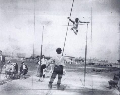 OLYMPICS POLE VAULT: Photograph of Charles Dvorak competing at the 1904 ...