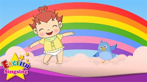 I Can Sing a Rainbow - Rainbow song - Color song - Nursery Rhymes with l... | Rainbow songs ...