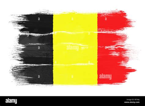 The Belgian flag Stock Photo - Alamy