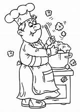 Chef Coloring Pages  Best For Kids sketch template