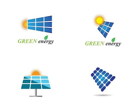 Solarpanel-Logo-Set - Download Kostenlos Vector, Clipart Graphics ...