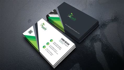 Modern Business Card Design Tutorial in Photoshop CC | Business card ...