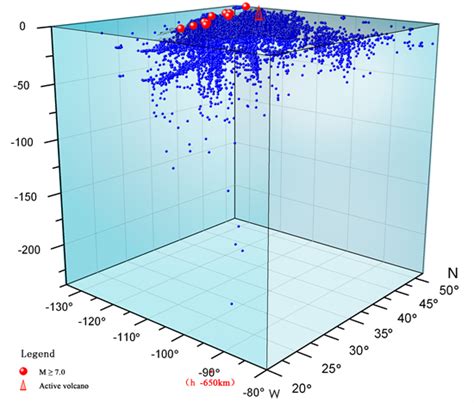 Seismic Activity and Seismic Cone Tectonics on the West Coast of the United States