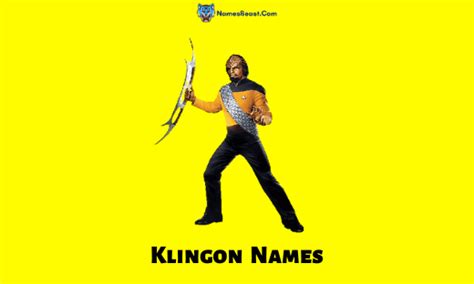 Klingon Names: 480+ Best Names For Klingon