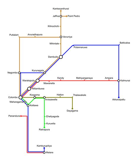 Sri Lanka Bus Routes Map - New York City Map