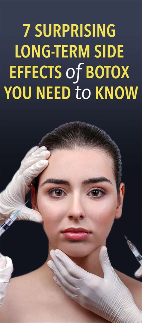 7 Surprising Long-Term Side Effects Of Botox You Need To Know | Botox, Botox forehead, Botox fillers