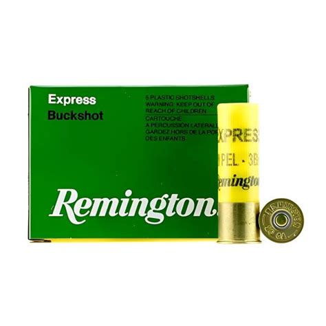 Remington Express 20 Ga 2-3/4″ #3 Buck 20 Pellets Box of 5