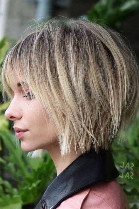 11 Layered Short Bob Hair Cut - Short Hairstyle Trends - Short Locks Hub