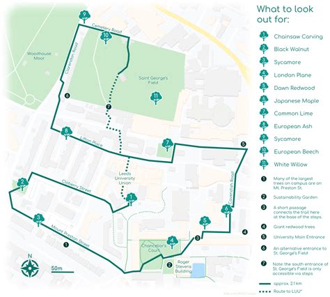 Campus Tree Trail | Leeds Ecosystem, Atmosphere & Forest (LEAF) Centre