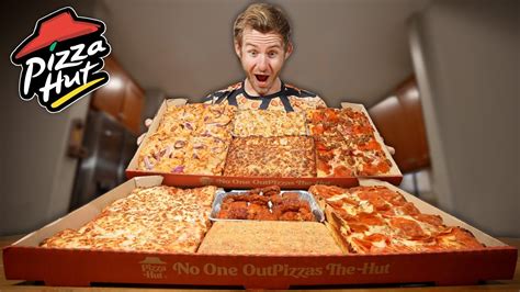 PIZZA HUT'S BIG DINNER BOX CHALLENGE.. DOUBLED! - YouTube