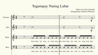 Music Sheet For Tagumpay Nating Lahat | monating