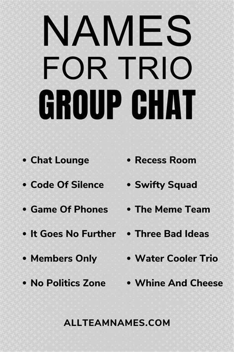 319 Best Trio Name Ideas For A Group Of 3 Friends