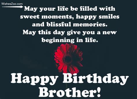 Birthday Wishes For Brother | Happy birthday brother wishes, Happy birthday brother quotes ...