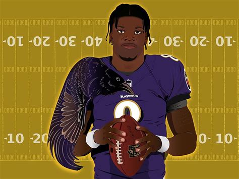 How Lamar Jackson and the Ravens Became the Center of the NFL Universe, lamar jackson cartoon HD ...