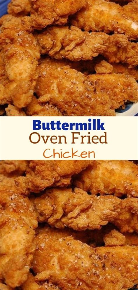 Buttermilk Oven Fried Chicken - recipes-pad