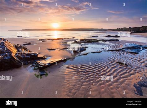 Harlyn Bay Beach near Padstow in Cornwall Stock Photo - Alamy