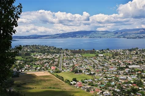 Premium Photo | The view of rotorua new zealand