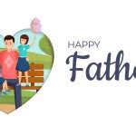 Happy Father's Day header or banner design with illustration of Stock Vector by ©alliesinteract ...