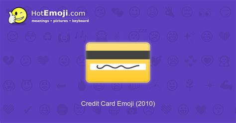 💳 Credit Card Emoji Meaning with Pictures: from A to Z