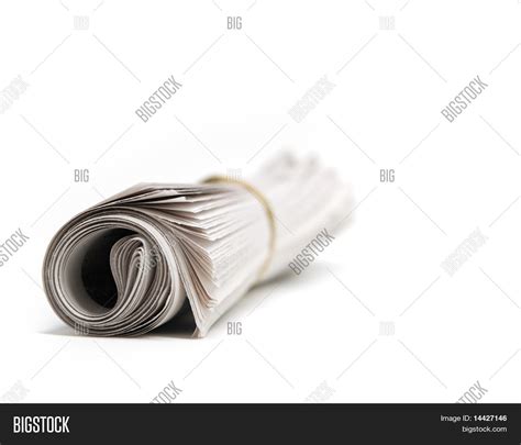 Newspaper Rolled Image & Photo (Free Trial) | Bigstock