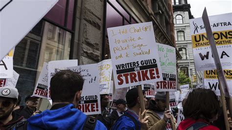 The best signs of the WGA picket line : NPR